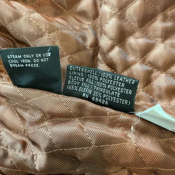 Vintage TW Tannery West Womens Med Black Lined Leather Belted Jacket Hipster Y2K - Picture 11 of 14